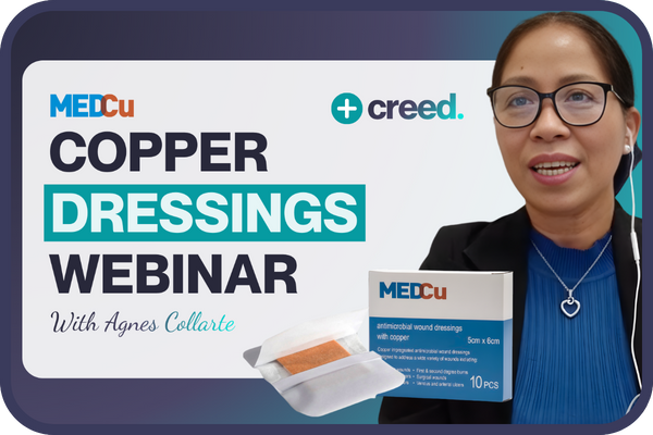 Agnes Collarte Copper Dressings Webinar